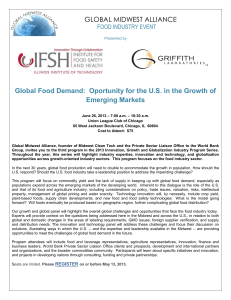 GLOBAL MIDWEST ALLIANCE Emerging Markets FOOD INDUSTRY EVENT
