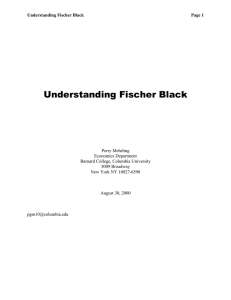 Understanding Fischer Black