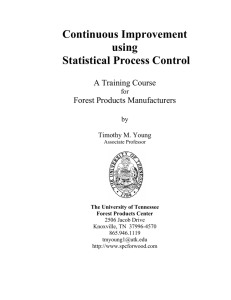 Continuous Improvement using Statistical Process Control
