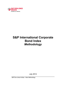 S&amp;P International Corporate Bond Index Methodology