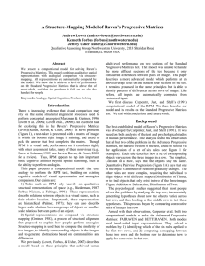 A Structure-Mapping Model of Raven’s Progressive Matrices