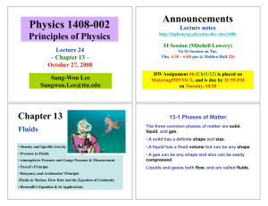Physics 1408-002 Announcements  Principles of Physics