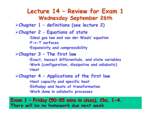 Lecture 14 – Review for Exam 1 Wednesday September 26th