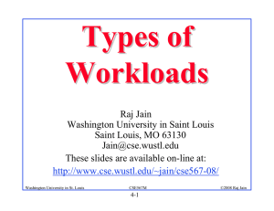 Types of Workloads