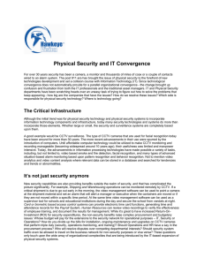 Physical Security and IT Convergence