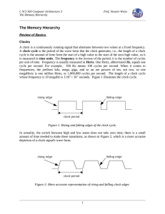 The Memory Hierarchy