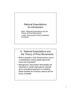 Rational Expectations: An Introduction