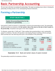 Basic Partnership Accounting