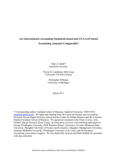 Are International Accounting Standards-based and US GAAP-based Accounting Amounts Comparable?