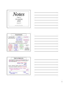 Notes 351 Accounting