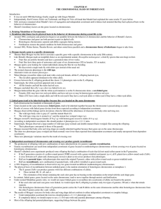 CHAPTER 15 THE CHROMOSOMAL BASIS OF INHERITANCE  Introduction