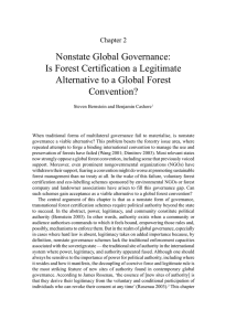 Nonstate Global Governance: Is Forest Certification a Legitimate Convention?