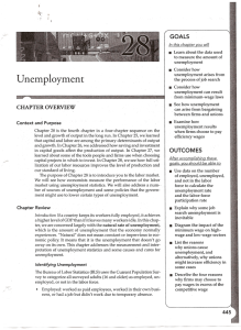 • Learn about the data used to measure the amount of unemployment