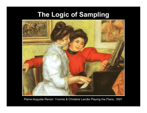 The Logic of Sampling Pierre-Auguste Renoir: Yvonne &amp; Christine Lerolle