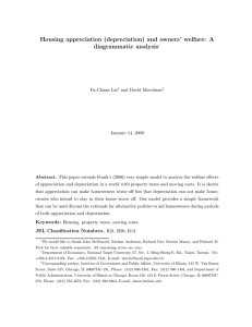 Housing appreciation (depreciation) and owners’ welfare: A diagrammatic analysis