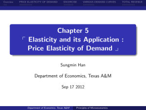 Chapter 5 p Elasticity and its Application :