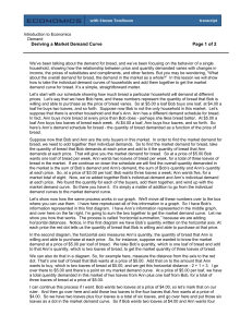 Deriving a Market Demand Curve Page 1 of 2