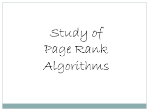 Study of Page Rank Algorithms