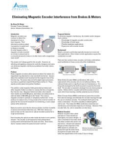 Eliminating Magnetic Encoder Interference from Brakes &amp; Motors