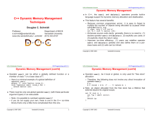 Dynamic Memory Management