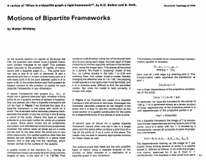 Motions  of  Bipartite  Frameworks
