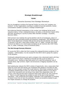 Strategic Breakthrough Guide Executive Summary from Strategic Momentum