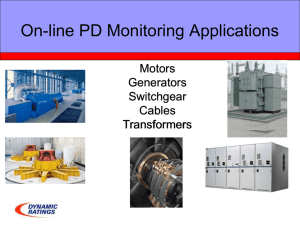 On-line PD Monitoring Applications