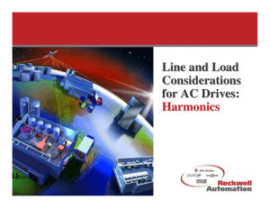 Line and Load Considerations for AC Drives: Harmonics