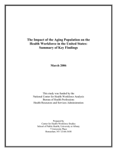 The Impact of the Aging Population on the