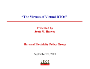 “The Virtues of Virtual RTOs” Presented by Scott M. Harvey