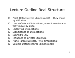 Lecture Outline Real Structure