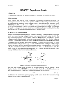 MOSFET: Experiment Guide