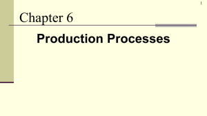 Chapter 6 Production Processes 1