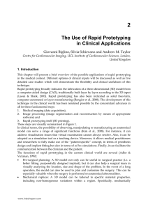 2 The Use of Rapid Prototyping in Clinical Applications