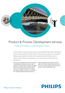 Product &amp; Process Development services