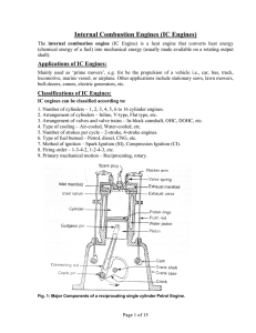 Internal Combustion Engines (IC Engines)