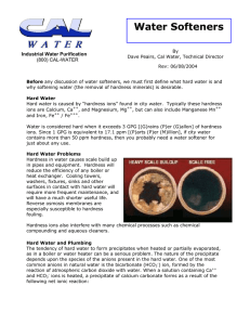 Water Softeners  Industrial Water Purification (800) CAL-WATER