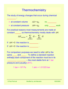 Thermochemistry