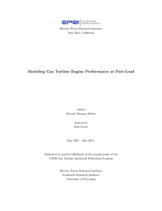Modeling Gas Turbine Engine Performance at Part-Load