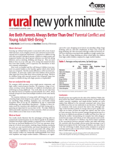 rural new york minute Are Both Parents Always Better Than One?