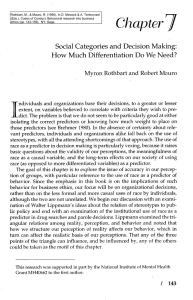 Rothbart, M., &amp; Mauro, R. (1996). In D. Messick &amp;... (Eds.), Codes of Conduct: Behavioral research into business