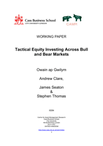       Tactical Equity Investing Across Bull  Owain ap Gwilym