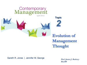 2 Evolution of Management Thought