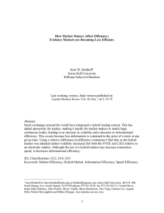 Kurt W. Rotthoff  Seton Hall University Stillman School of Business