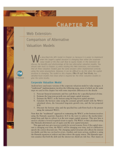 W Chapter 25 Web Extension: Comparison of Alternative