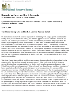 Remarks by Governor Ben S. Bernanke