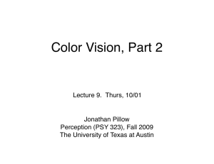 Color Vision, Part 2