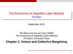 The Economics of Imperfect Labor Markets