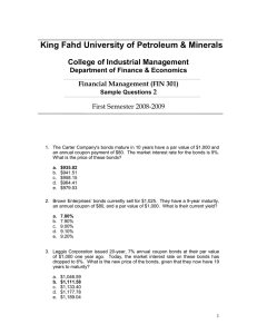 King Fahd University of Petroleum &amp; Minerals College of Industrial Management