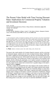 The Present Value Model with Time-Varying Discount